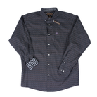 Men's Ariat Black Leaf Print Wrinkle Free Lucien Classic Fit Shirt 10071747