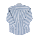 Boy's Panhandle Long Sleeve Blue and White Striped Button Up Shirt SBB2S08277