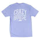 Crazy House Short Sleeve Lilac and White T-shirt 