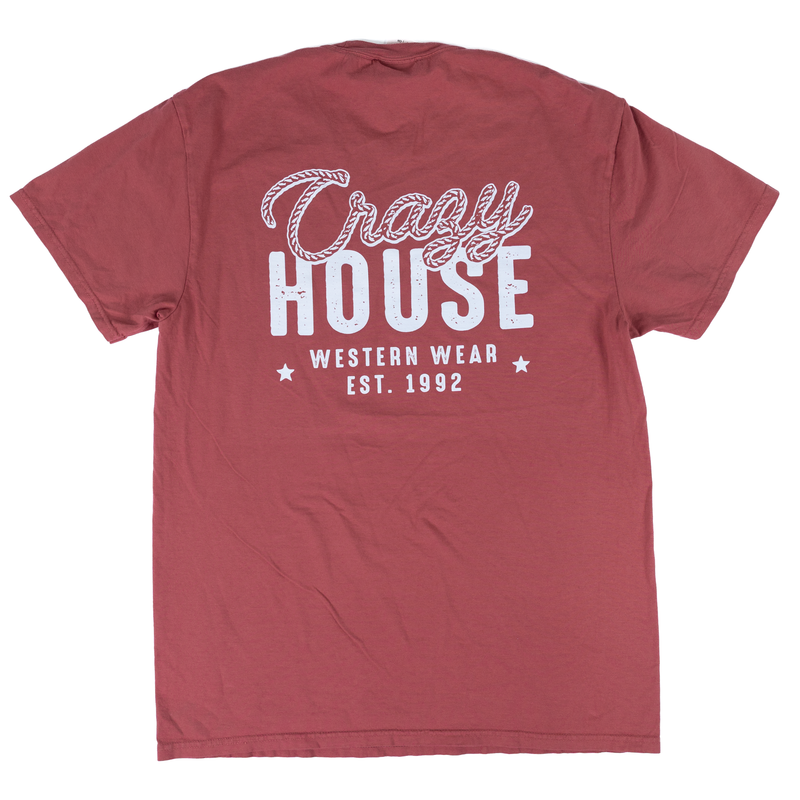 Crazy House Short Sleeve Red T-shirt 