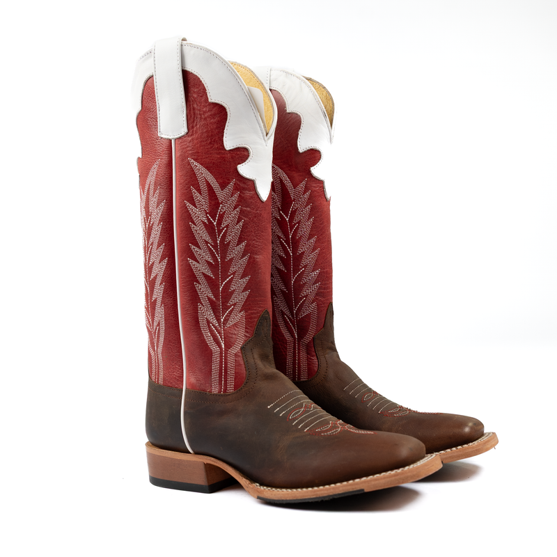 Anderson Bean Kids 11" Saddle Mad Dog with Rodeo Red Top ABK7087