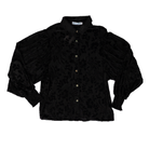 Women's Turquoise Haven Mesh Button Up Top 