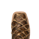 Anderson Bean Rust Tobacco Big Bass with 13" Chocolate Top - Crazy House Western Wear