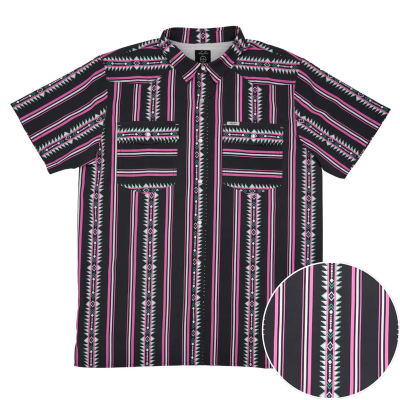 Men's SanJac Short Sleeve The Roswell Performance Pearl Snap Shirt COA-SS-RWELL