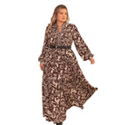 Women's Vacasun Brown Floral Maxi Dress 