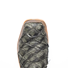 Anderson Bean Gray Big Bass with 13" Blue Mad Dog Top - Crazy House Western Wear