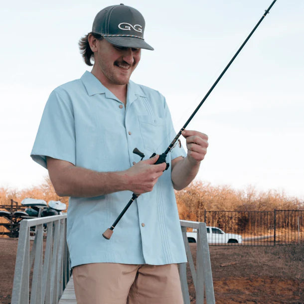 Men's Gameguard Bluegill Resort Short Sleeve Shirt 1097:BLG