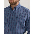 Men's Wrangler® George Strait One Pocket Long Sleeve Shirt 112352727 - Crazy House Western Wear