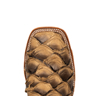 Anderson Bean Cocoa Big Bass with 13" Green Velvet Top - Crazy House Western Wear