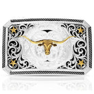 Men's Montana Silversmiths Longhorn Cattle Drive Buckle 55810