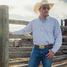 Men's Montana Silversmiths Santa Fe Sunrise Buckle With Longhorn 55910-41