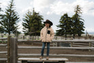 Burlebo Boy's Tan Mountain Fleece Hoodie Jacket Y-MFHJ-TAN