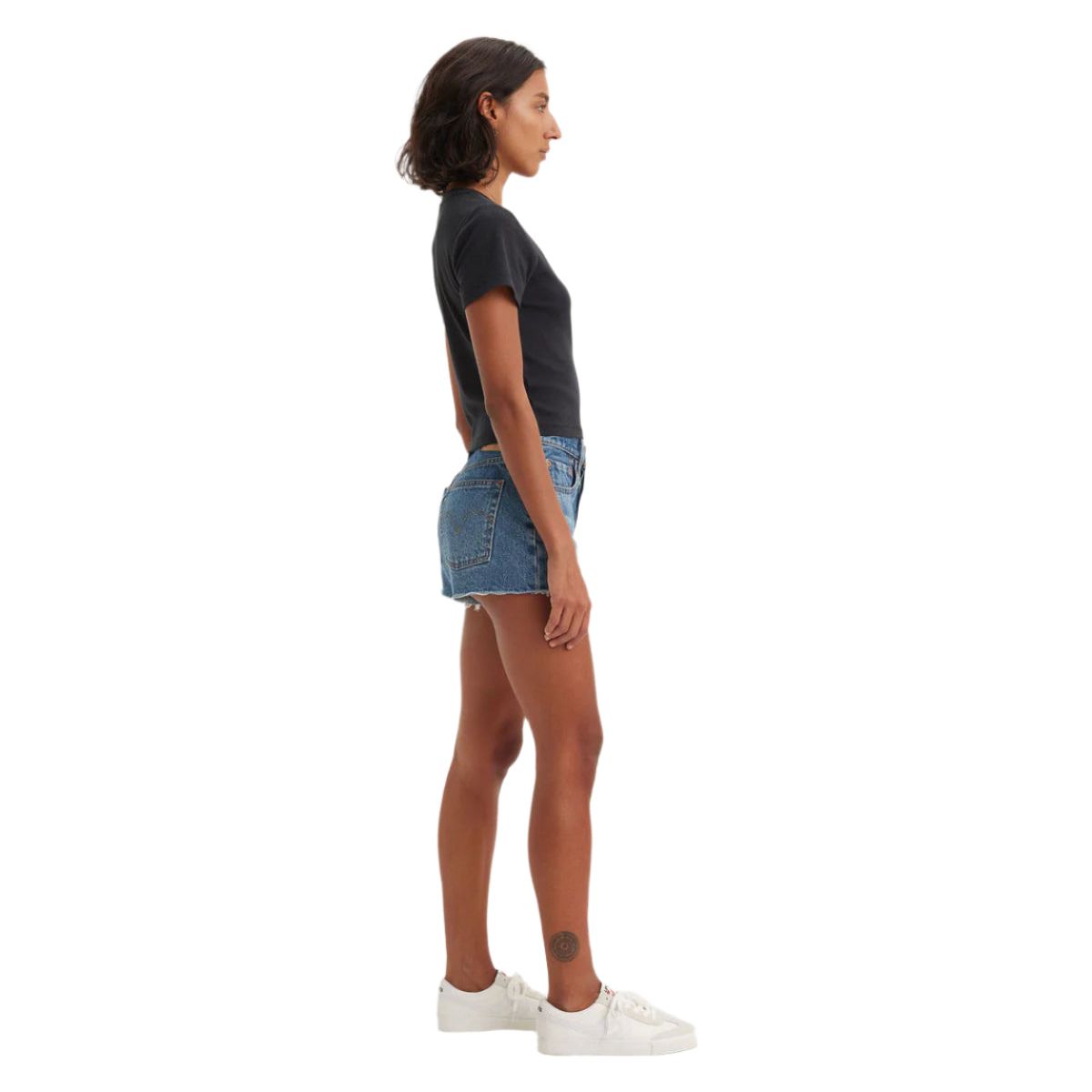 Women's Levi's 501 Original High Rise Distressed Hem Cut Off Shorts - Crazy House Western Wear