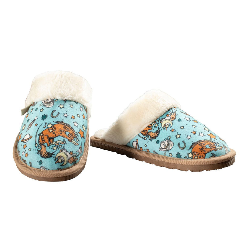 Women's Twister Patterned Slip on House Shoes 5739027