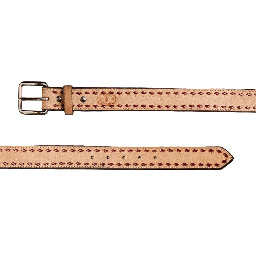 Men's Texas Saddlery Roughout Buckstitch Belt 1W27