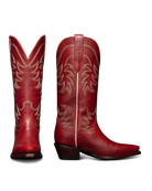 Tecovas Women's Scarlet Cowhide The Annie Snip Toe Boot W20007SCR