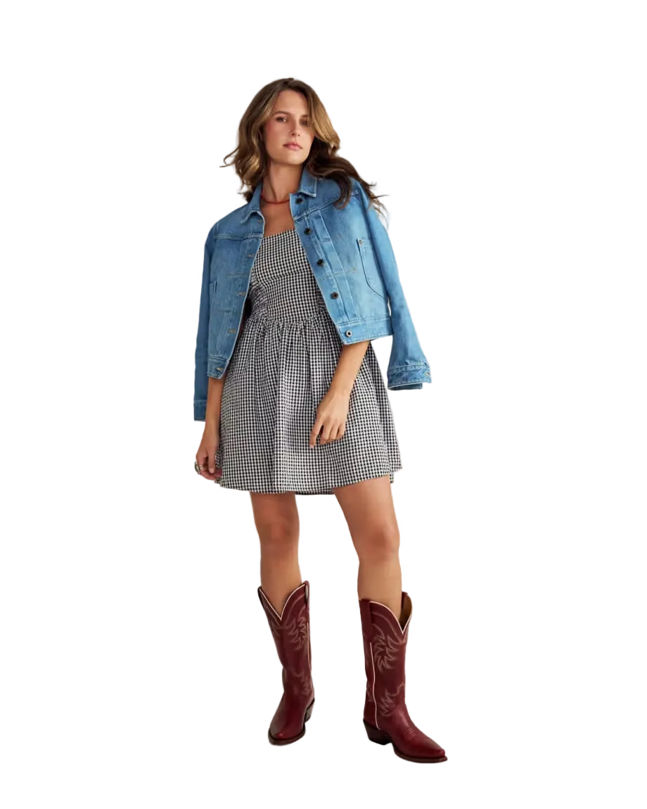 Tecovas Women's Scarlet Cowhide The Annie Snip Toe Boot W20007SCR