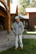 Burlebo Boy's Classic Deer Camo Mountain Fleece Hoodie Jacket Y-MFHJ-CDC