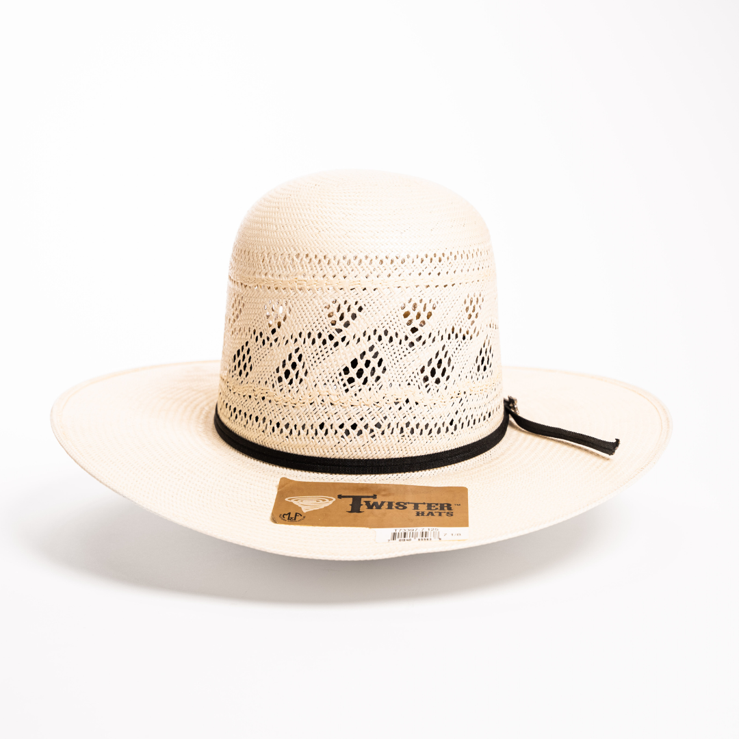 Twister 20X 3.75" Straw Hat T73397 - Crazy House Western Wear