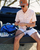 SanJac Men's Texas Sun Short Sleeve Performance Pearl Snap COA-SS-TXSUN