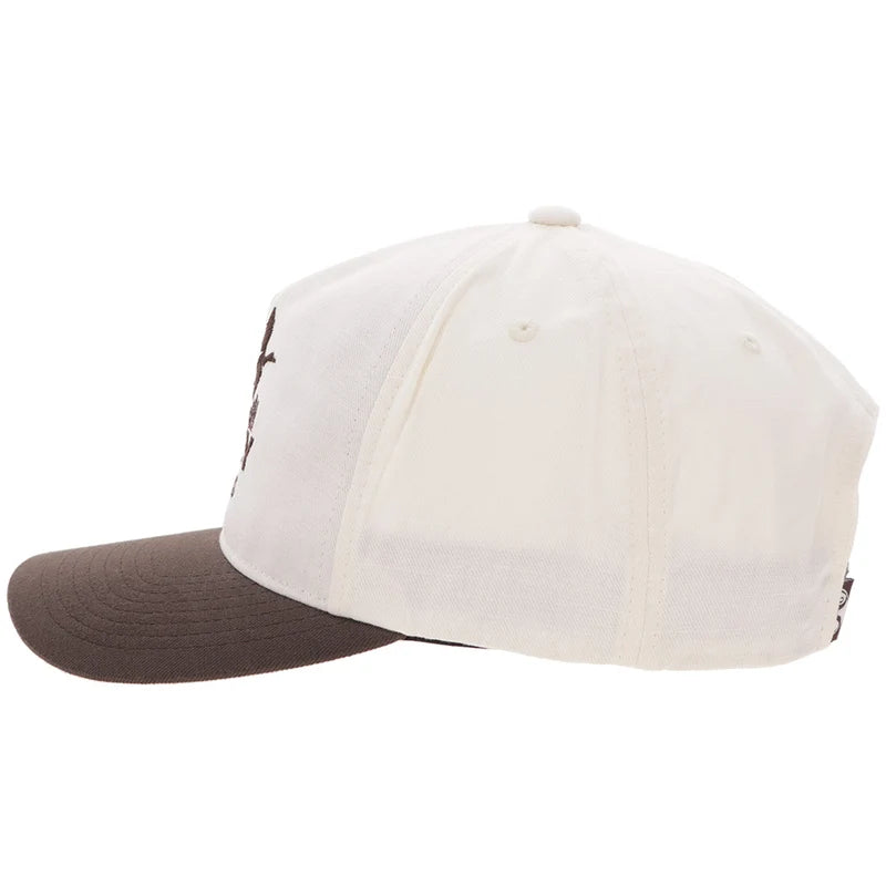 Hooey Men's Cream with Brown Logo "Decoy" Hat 6030T-CRBR