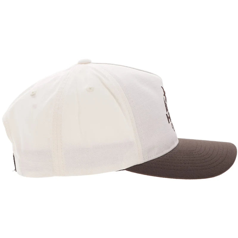 Hooey Men's Cream with Brown Logo "Decoy" Hat 6030T-CRBR