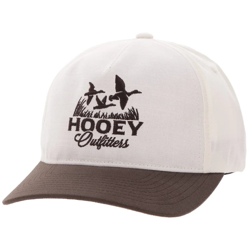 Hooey Men's Cream with Brown Logo "Decoy" Hat 6030T-CRBR