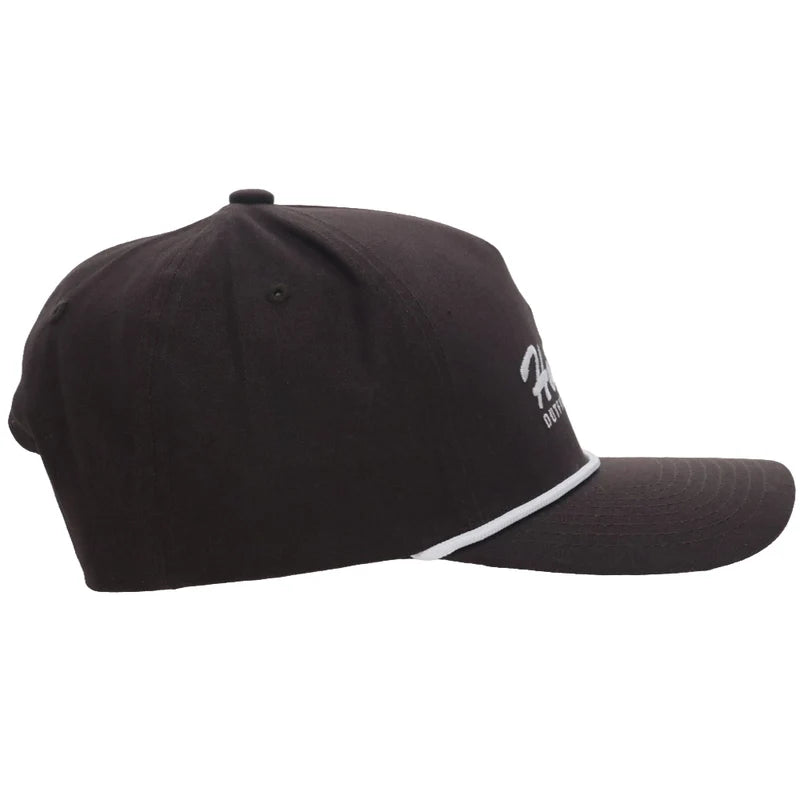Hooey Men's Brown Bass 5-Panel Full Surround Snapback 6036T-BR