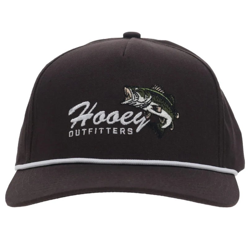 Hooey Men's Brown Bass 5-Panel Full Surround Snapback 6036T-BR