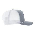 Hooey Men's Gray/White 5-Panel Trucker Snapback 6038T-GYWH