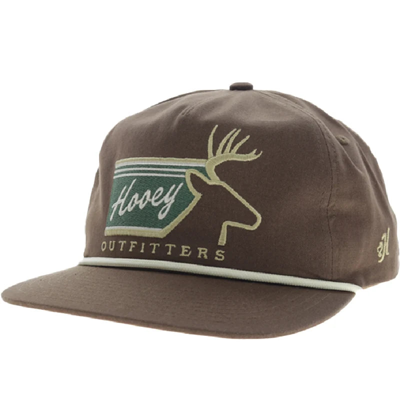 Hooey Men's Brown Carrizo 5-Panel Full Surround Hat 6039T-BR