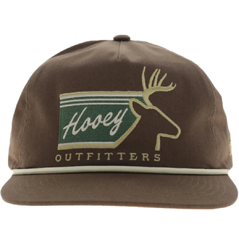 Hooey Men's Brown Carrizo 5-Panel Full Surround Hat 6039T-BR