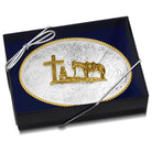 Men's Montana Silversmith Striking Engraved Buckle with Christian Cowboy 6186-731