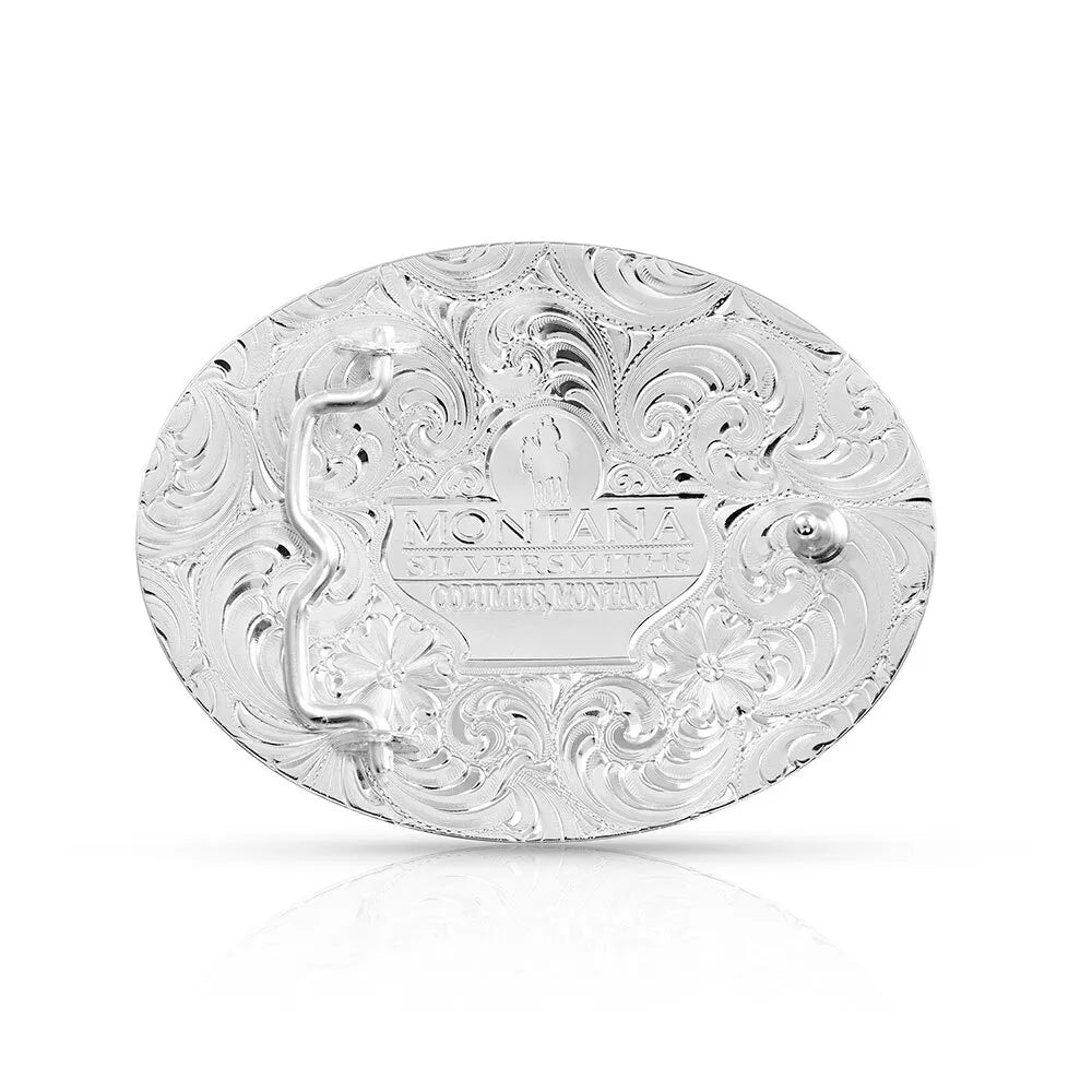 Men's Montana Silversmith Ranch Rope Bull Rider Buckle 6190-528