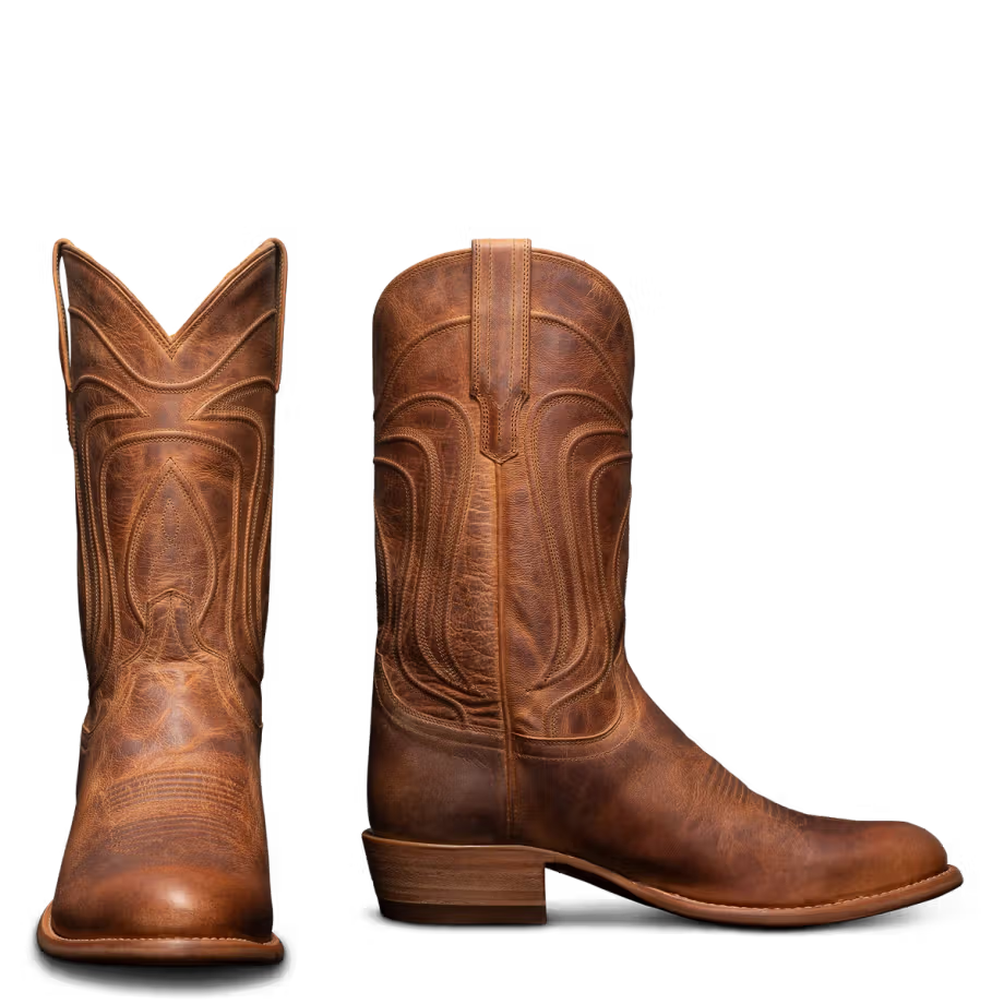 Tecovas Men's Scotch/Goat The Cartwright Round Toe Boots M10001SCO