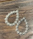 Isac Women's 2" Boho Concho Earrings 