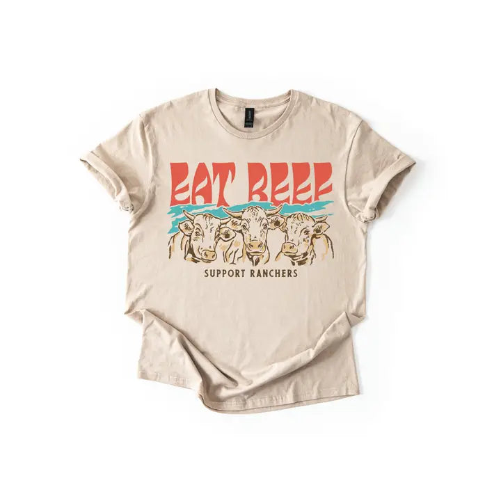 Women's Natural Eat Beef T-shirt 