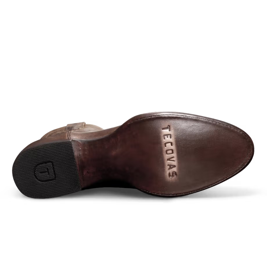 Tecovas Men's Cafe Goat The Earl Round Toe Boots M10002CAF