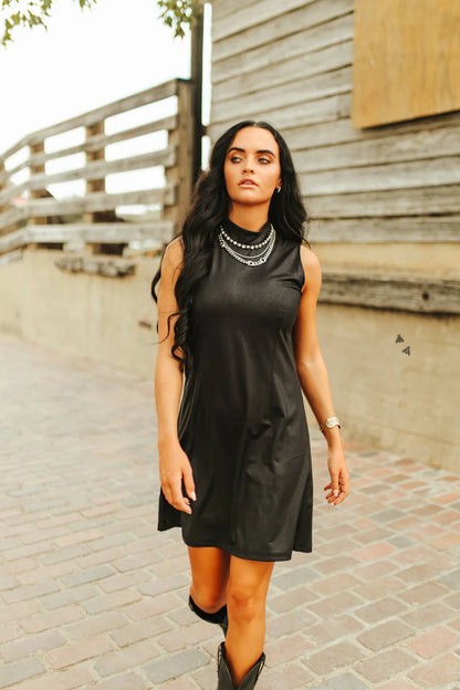 TwoFly Leather Lust Dress