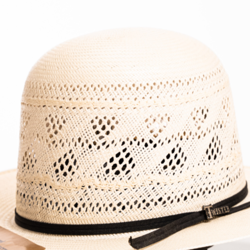 Twister 20X 3.75" Straw Hat T73397 - Crazy House Western Wear