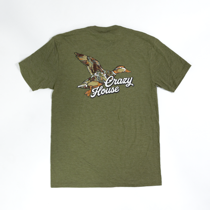 Crazy House Flying Duck T-Shirt