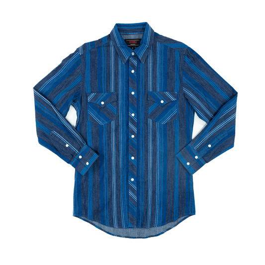 Men's Rock and Roll Long Sleeve Western Snap Shirt BMN2S07153