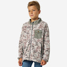 Burlebo Boy's Classic Deer Camo Microfleece Y-MICFZJ-CDC