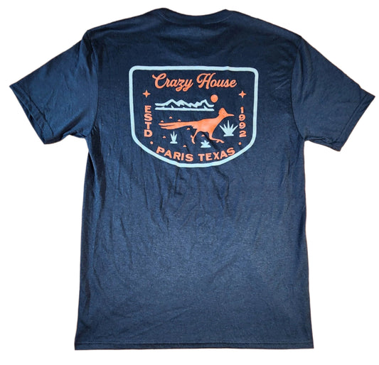 Crazy House Roadrunner Rust T-Shirt - Crazy House Western Wear