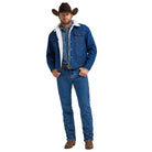 Men's Wrangler Western Sherpa Lined Denim Jacket 