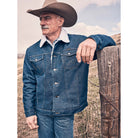 Men's Wrangler Western Sherpa Lined Denim Jacket 