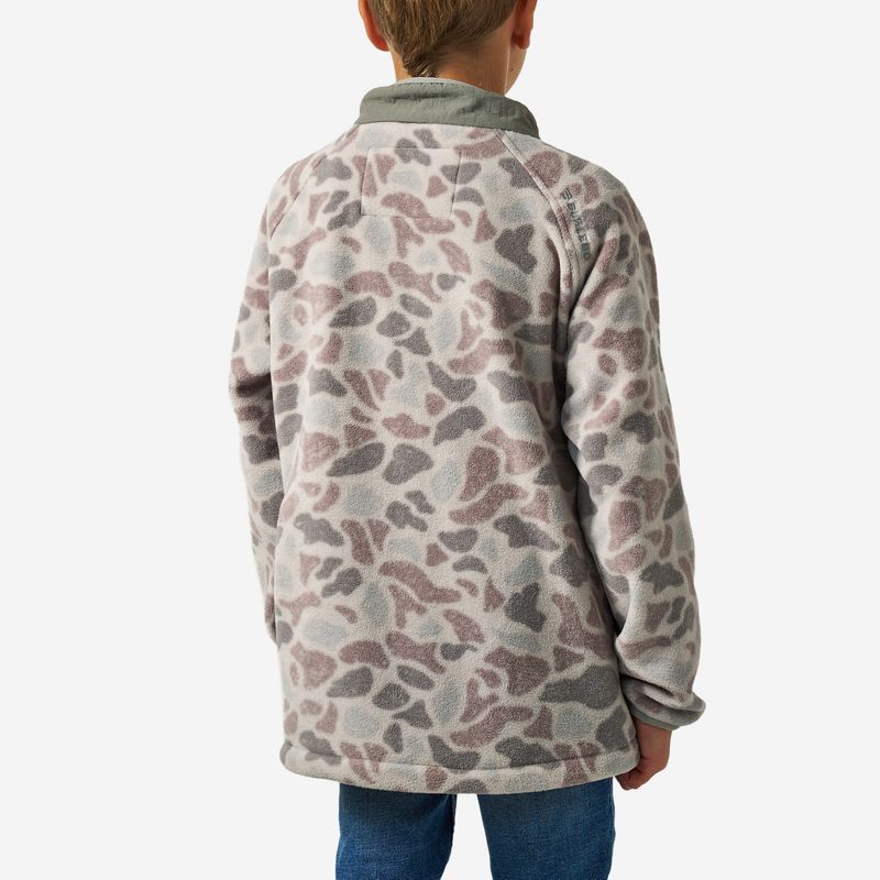 Burlebo Boy's Classic Deer Camo Microfleece Y-MICFZJ-CDC