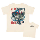 Boy's Red White & Bruh Tee - Crazy House Western Wear