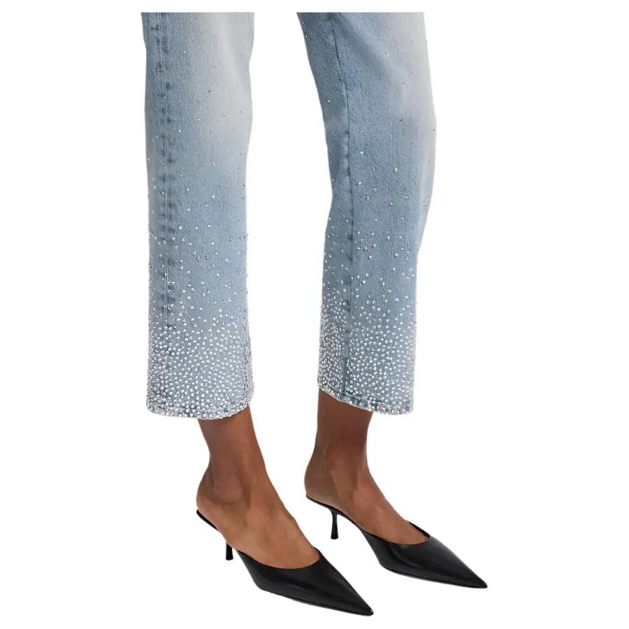 Women's Seven for All Mankind Logan Embellished Stovepipe 7U113C10-JCY - Crazy House Western Wear