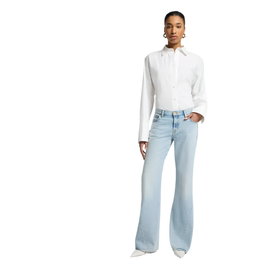 Women's Seven For All Mankind Slim Illusion Twisted Seam Spencer Flare 7U350555-1E6 - Crazy House Western Wear